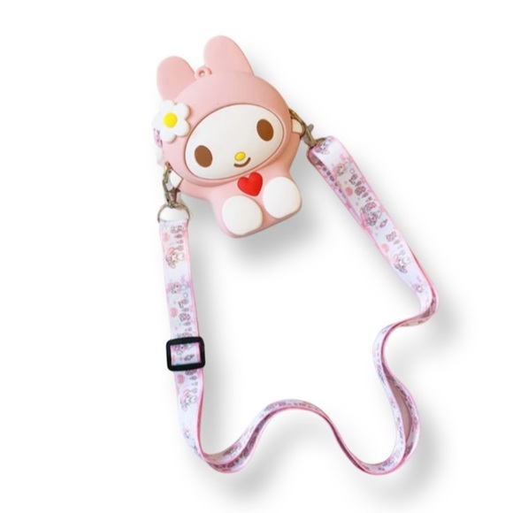 Hello Kitty MY MELODY small coin purse bag.NWT - Picture 2 of 3